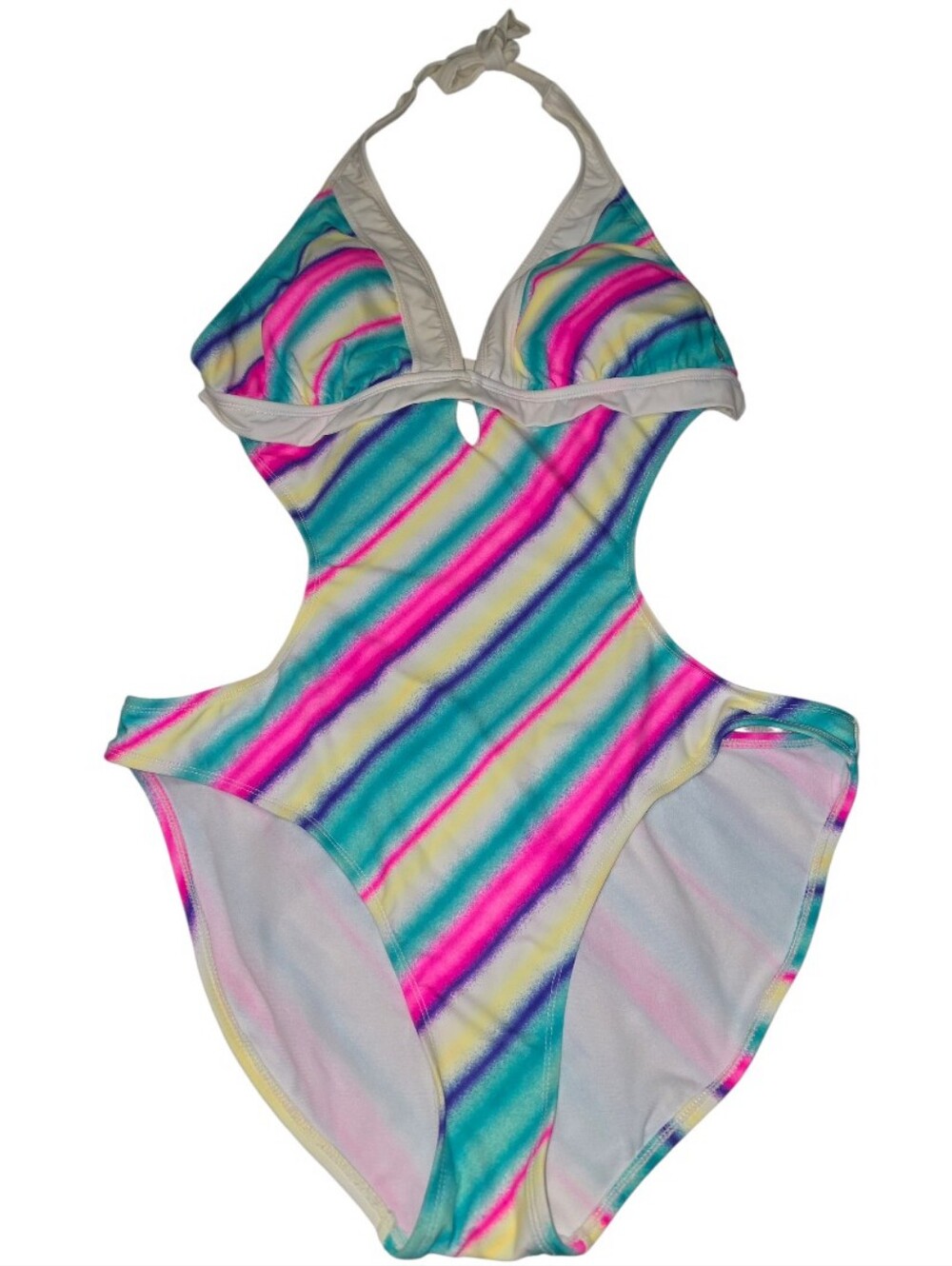 OP Colorful One Piece Swimsuit Size XL (15-17) - Picture 2 of 7